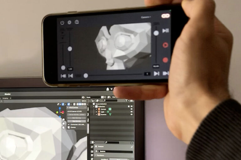 VirtuCamera for Blender: New App for 3D Camera Control with a Smartphone